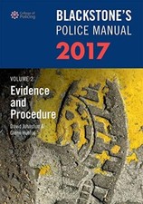 Blackstones police manual for sale  UK