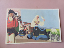 Cartolina costumi sardi usato  Arezzo