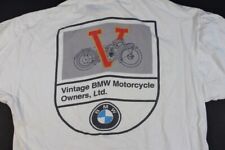 Camisa ponto único vintage anos 90 BMW Motorcycles Owners Ltd dupla face V comprar usado  Enviando para Brazil