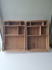 Wicker basket organiser for sale  BRIGHTON