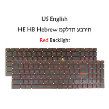 Usado, Teclado para MSI MS-17F1 MS-17F2 MS-17F3 MS-17F4 MS-17FK V143422KK1, retroiluminado vermelho comprar usado  Enviando para Brazil