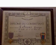 Guerre algérie diplôme d'occasion  France