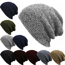 Boné gorro masculino feminino unissex desleixado inverno quente esqui costela malha, usado comprar usado  Enviando para Brazil