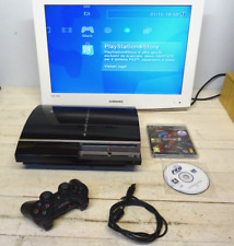 Console Sony Playstation 3 Ps3 Fat Nera CECHK04 80 GB + Controller Testata comprar usado  Enviando para Brazil