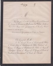1874 faire part d'occasion  Toulouse-