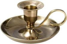 Portacandele mano ottone usato  Roma