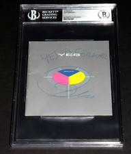 SINGER JON ANDERSON ASSINADO ENCAPSULADO LAJE SIM 90125 CD LIVRETO BECKETT CERTIFICADO DE AUTENTICIDADE comprar usado  Enviando para Brazil