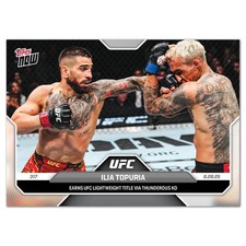 2025 Topps Now UFC #18 Ilia Topuria Charles Oliveira UFC 317 PRÉ-VENDA comprar usado  Enviando para Brazil