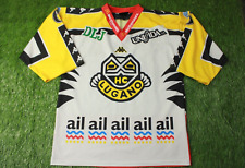 HC LUGANO # 6 ANOS 90 VINTAGE JOGO USADO SIM CAMISA DE HÓQUEI NO GELO KAPPA TAMANHO M comprar usado  Enviando para Brazil