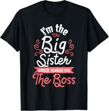Camiseta I'm The Big Sister - Boss Kids Adults Big Sisters Sibling comprar usado  Enviando para Brazil