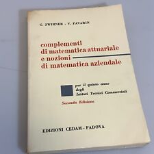 Complementi matematica attuari usato  Morro d'Oro