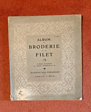 Album broderie filet d'occasion  France