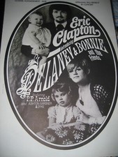 Usado, Pôster original Eric Clapton Delaney Bonnie 1970 turnê européia era fillmore comprar usado  Enviando para Brazil