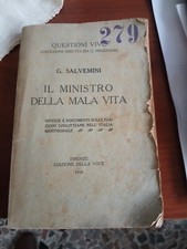 Gaetano salvemini ministro usato  Polignano a Mare