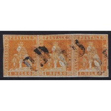 Toscana 1851 striscia usato  Italia