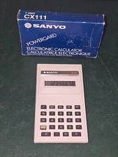Calculatrice sanyo cx111 d'occasion  Ciry-le-Noble