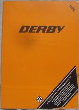 1980 volkswagen derby for sale  DARWEN