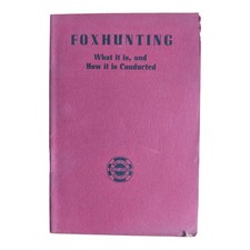 Vintage foxhunting book for sale  UK