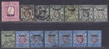 Correios britânicos de Hong Kong na China 1917-27 10c, 50c e US$ 1 14 selos usados, mix comprar usado  Enviando para Brazil