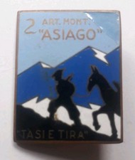 Distintivo artiglieria montagn usato  Italia