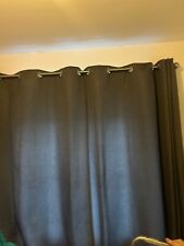 Dunelm grey curtains for sale  ABERGELE