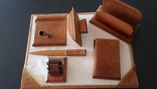Vintage leather writing for sale  BATTLE