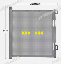 Retractable grey safety for sale  GLOSSOP