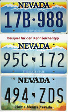 Targa Originale Nevada Piatta / In Rilievo Originale US, usado comprar usado  Enviando para Brazil