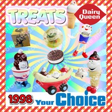 Dairy Queen 1998 TREATS Banana Split SUNDAE Blizzard Bendee DQ SEU brinquedo ESCOLHA comprar usado  Enviando para Brazil