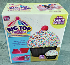 Big Top Cupcake Silicone Bakeware Como Visto Na TV Molde de Cupcakes Superdimensionado para Bolo Novo em folha comprar usado  Enviando para Brazil