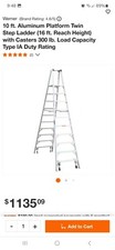 Werner 10ft aluminum for sale  Manassas