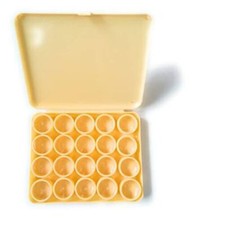 Usado, Plástico redondo 4x4x1.8 Cm Tiny Caixas Estojo de armazenamento Joias Pedras Preciosas Frete Grátis comprar usado  Enviando para Brazil