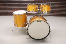 Kit de bateria Ludwig Hollywood 4 peças conjunto 12/12/16/22" vintage década de 1960 brilho dourado comprar usado  Enviando para Brazil
