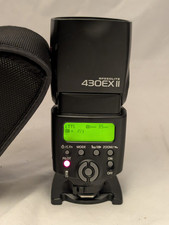 Canon Speedlite 430EX II com estojo macio e suporte ~ Testado e funcionando  comprar usado  Enviando para Brazil