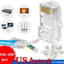 500pcs rj45 pass d'occasion  Expédié en Belgium
