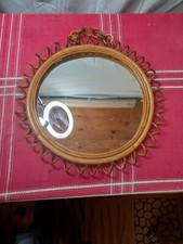 Miroir rotin bambou d'occasion  Pierrefontaine-les-Varans