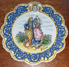 Assiette faience quimper d'occasion  Déville-lès-Rouen