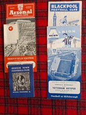 Tottenham away programmes for sale  ST. NEOTS