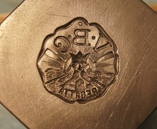 Medalha antiga Brooklyn NY VARUNA BOAT CLUB REGATA CARIMBO DE AÇO DIE JN264 comprar usado  Enviando para Brazil