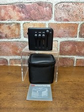 Adaptador de viagem internacional conversor de tensão, Step Down 220V para 110V preto , usado comprar usado  Enviando para Brazil