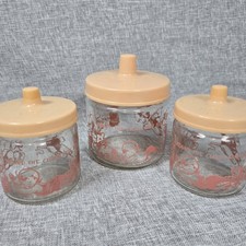 Vintage MCM GLASCO Conjunto de Cômoda Decoração de Bebê 3 Frascos "Redondo Relógio com Bebê"  comprar usado Vintage MCM GLASCO Conjunto de Cômoda Decoração de Bebê 3 Frascos "Redondo Relógio com Bebê"  comprar usado  Enviando para Brazil