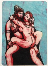 Tenture kamasutra erotic d'occasion  Ardres