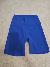 Usado, Shorts de bicicleta Wilo the Label cintura alta azul royal tamanho médio comprar usado  Enviando para Brazil