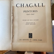 Chagall peintures 1942 d'occasion  Expédié en Belgium