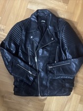 Zara lederjacke biker gebraucht kaufen  Penzberg