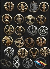 Lot insignes béret d'occasion  Mazères