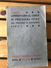 Commendario codice procedura usato  Italia