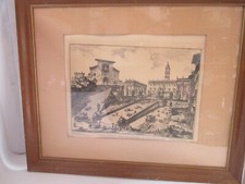 Piranesi Vedute di Roma Vedute del Romano Campidoglio con Scalinata che va'alla comprar usado  Enviando para Brazil