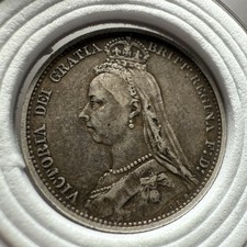 1887 silver sixpence for sale  BARNSLEY