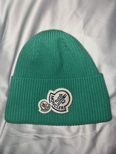 Green moncler beanie for sale  LIVERPOOL
